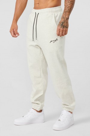 YoungLA 219 Chill Cloud Erkek Jogger Pantolon Krema | 594-AZUWOJ