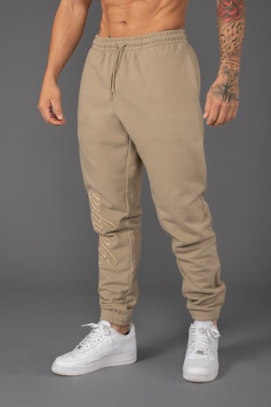 YoungLA 245 Autograph Erkek Jogger Pantolon Haki | 910-KWOJMF